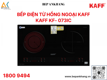 Bếp Kính Âm 2 Vùng Nấu 1 Từ 1 Hồng Ngoại KAFF KF- 073IC - Made in Germany